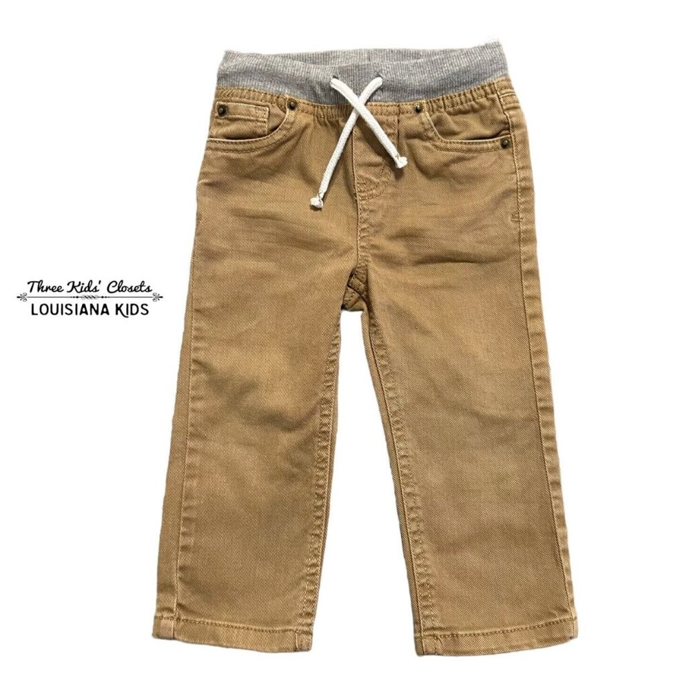 Cat & Jack 18m Khaki Pull On Jeans